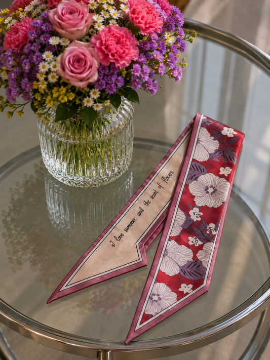 Bandeau "Japan Style" con fiori