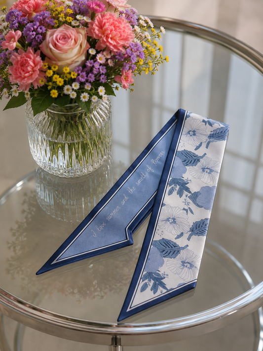 Bandeau "Japan style" con fiori