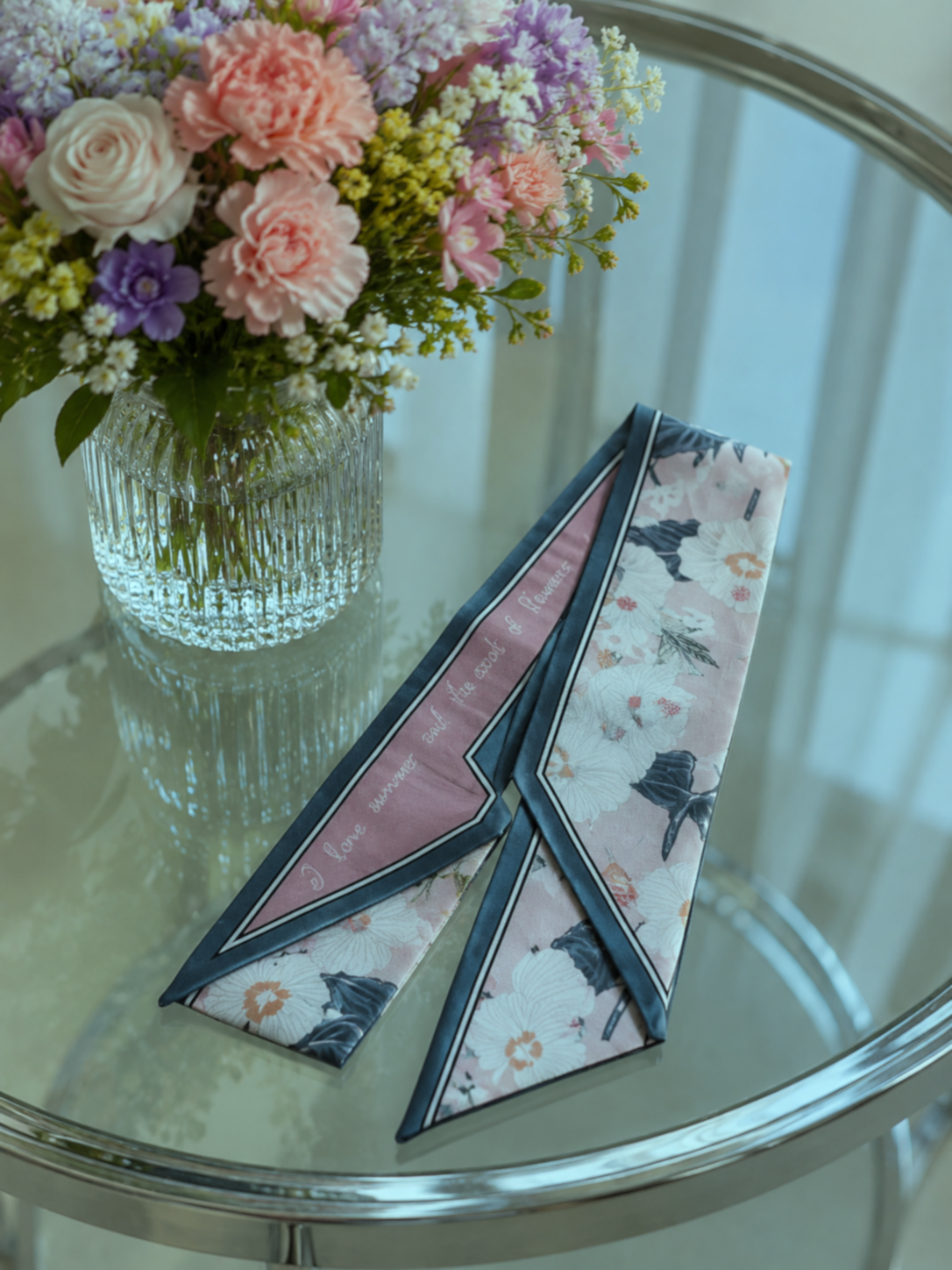 Bandeau "Japan Style" con fiori