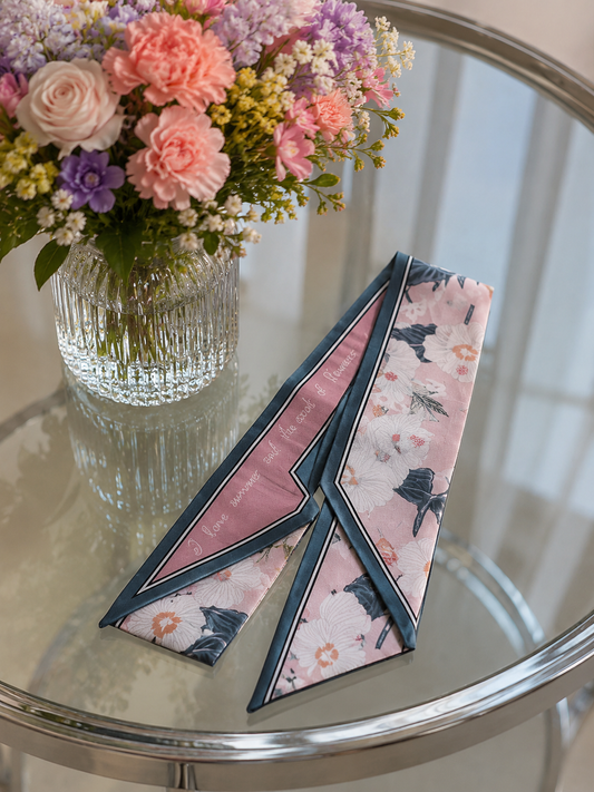 Bandeau "Japan style" con fiori