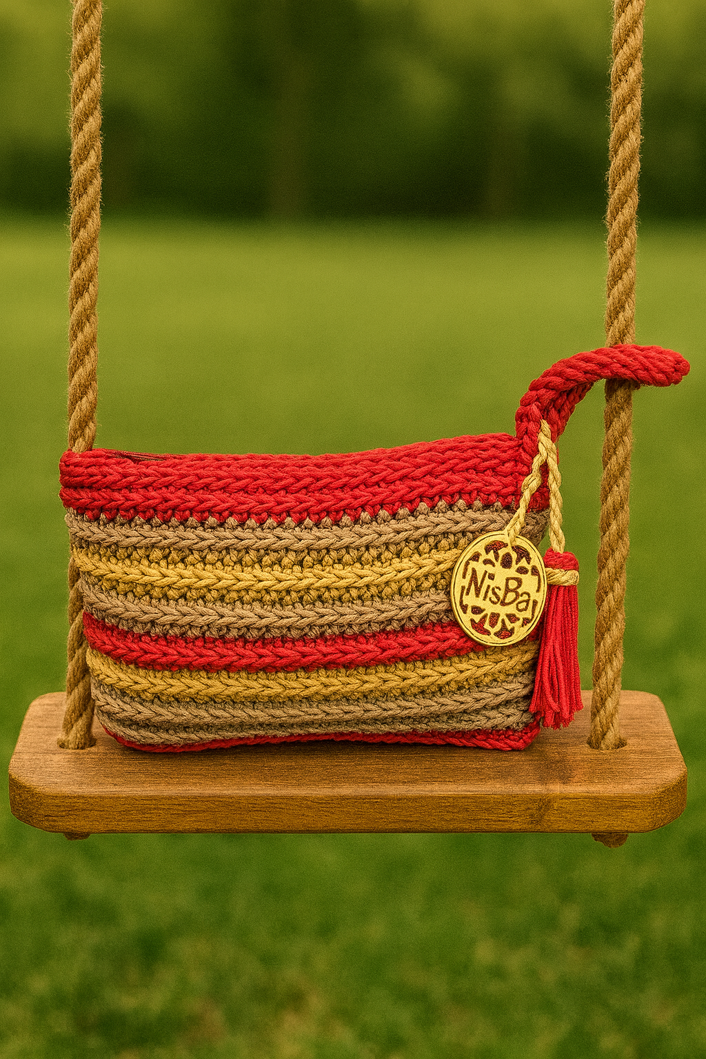 Pochette Arlequin a righe