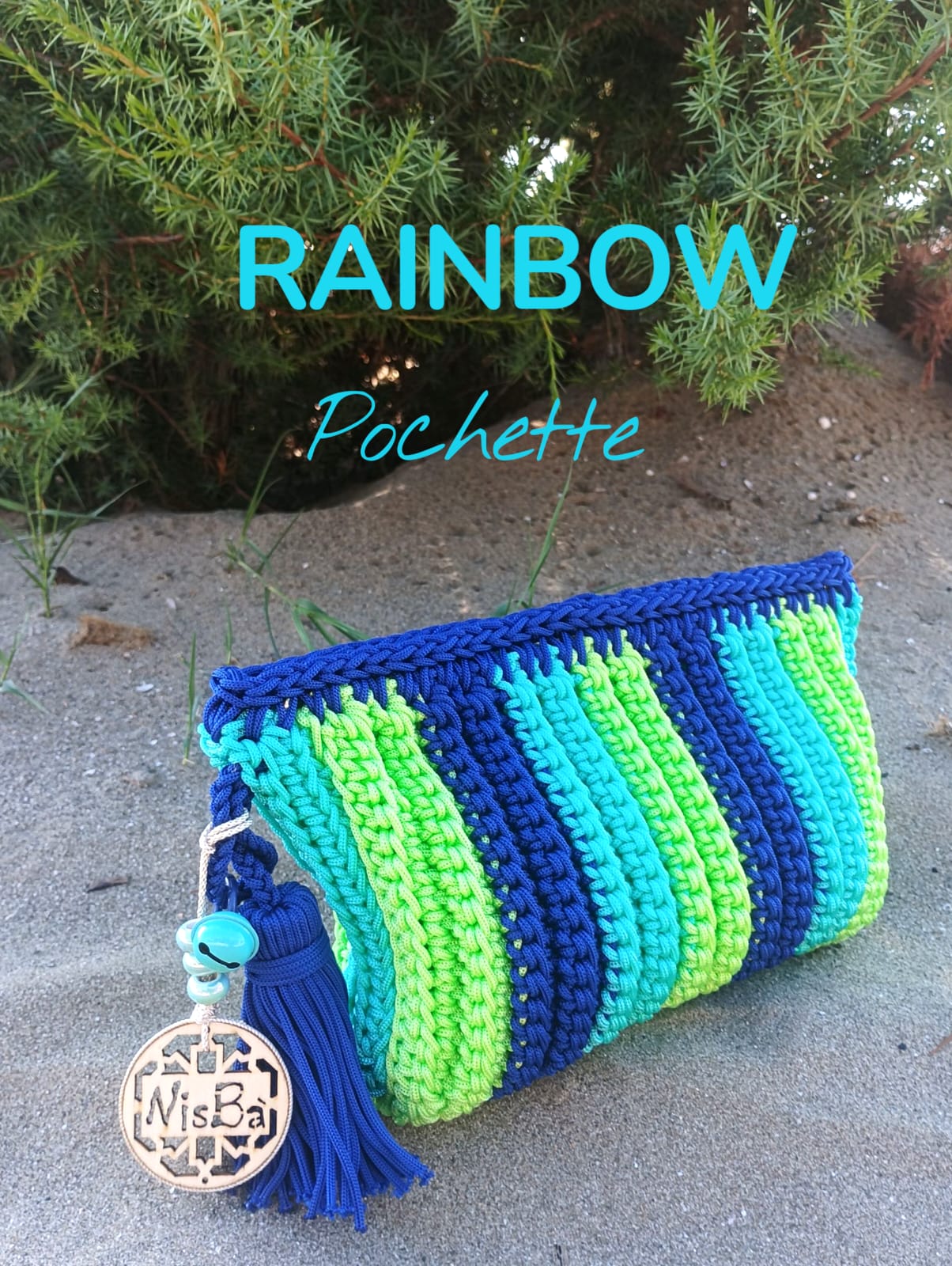 Pochette Rainbow Blu
